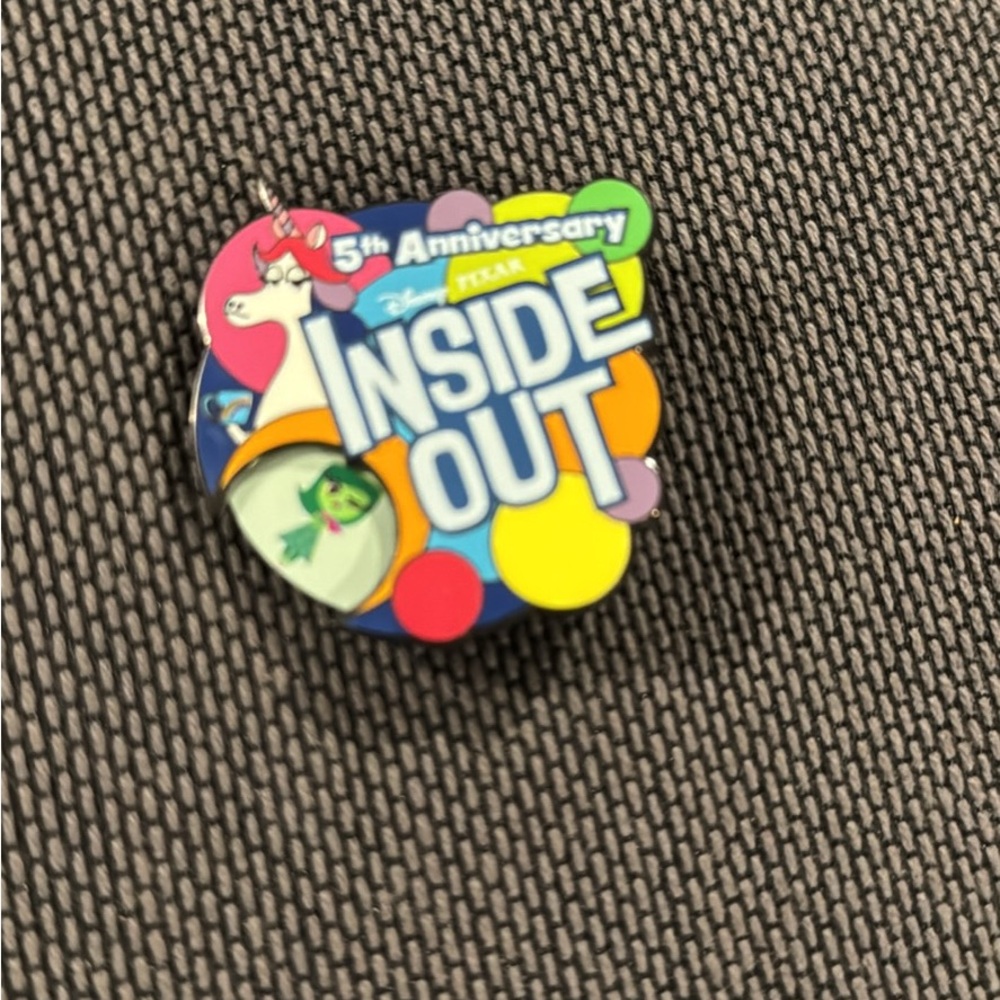 Disney Inside Out 5th Anniversary Pin